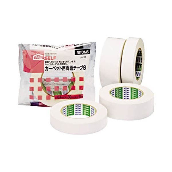 （まとめ）カーペット用 両面テープS 25mmx15m J0210 1巻 [x20セット]