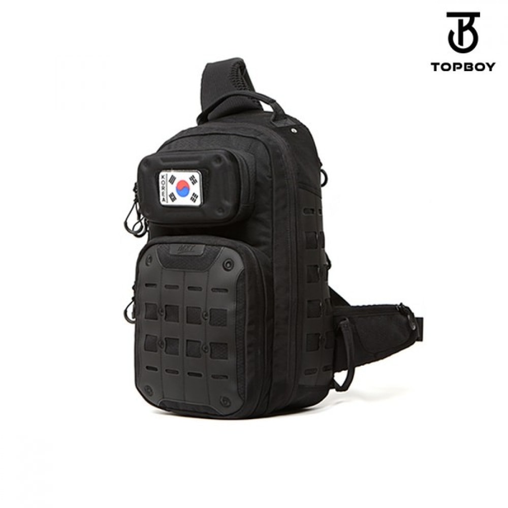 (TOPBOY) モリーウェビングマルチアウトドアクロスボディバッグ (BG236)