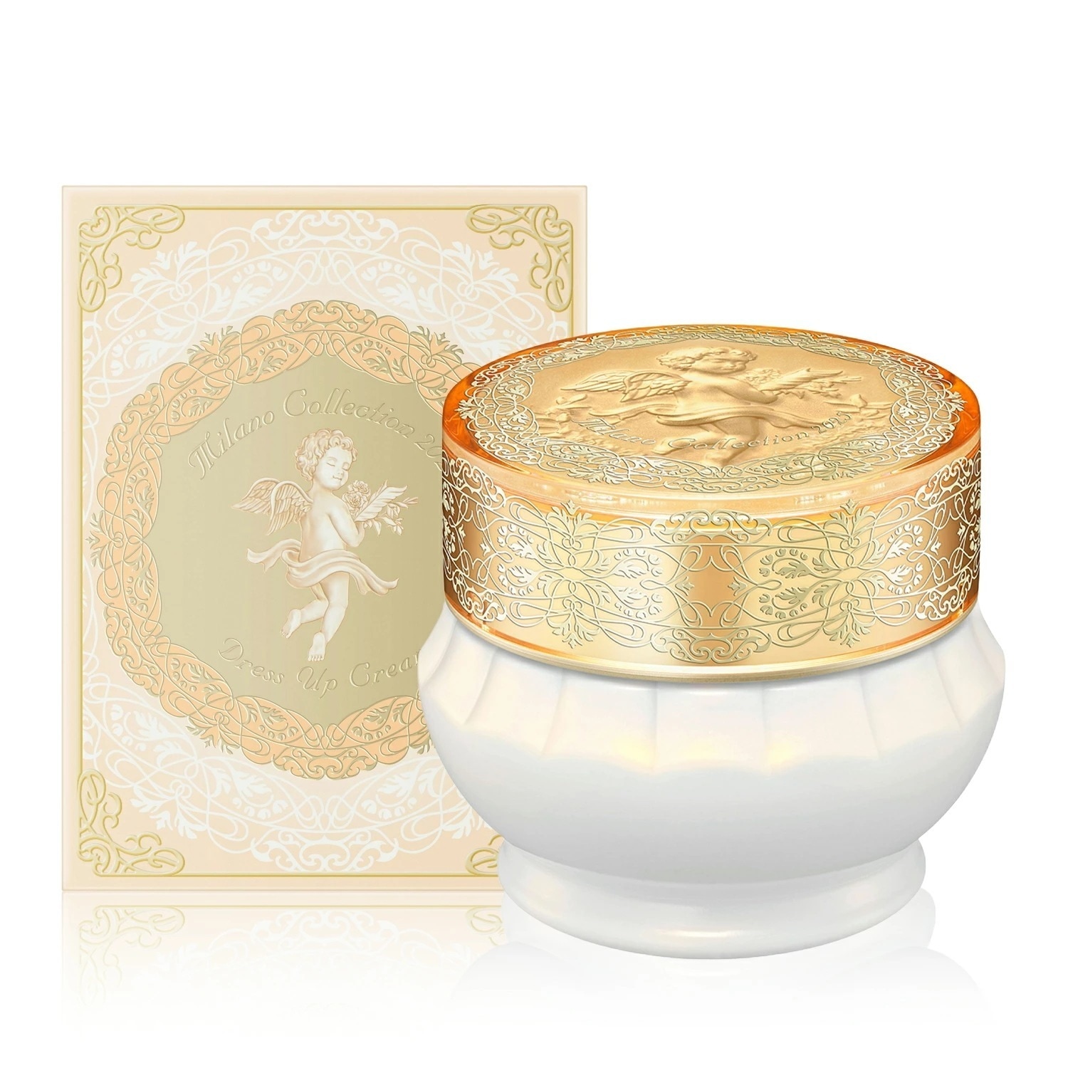 【即納】【2025年数量限定発売・残りわずか】ドレスアップクリーム2025 化粧下地 50g SPF20・PA++ スパチュラ付き ホワイトリリーブーケ【4973167596456-x】
