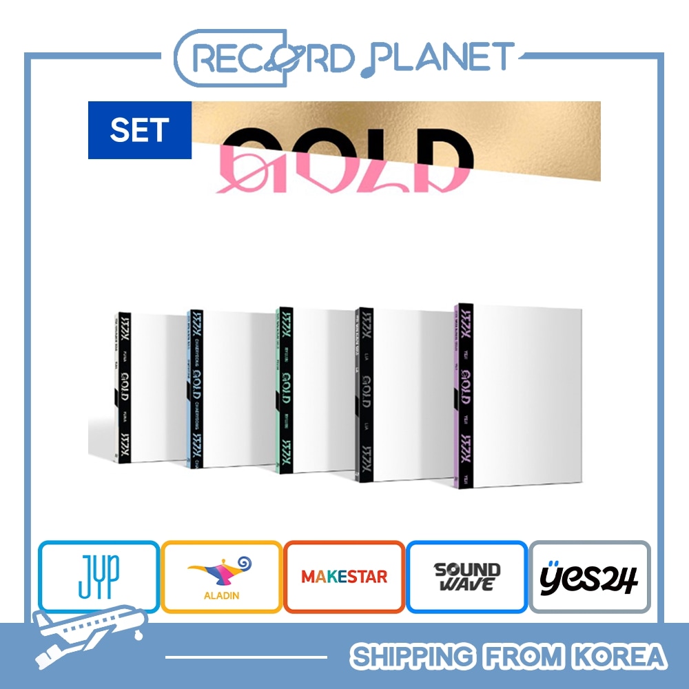 ONLINE特典+ 5種セット ITZY GOLD DIGIPACK VER. 7,146円