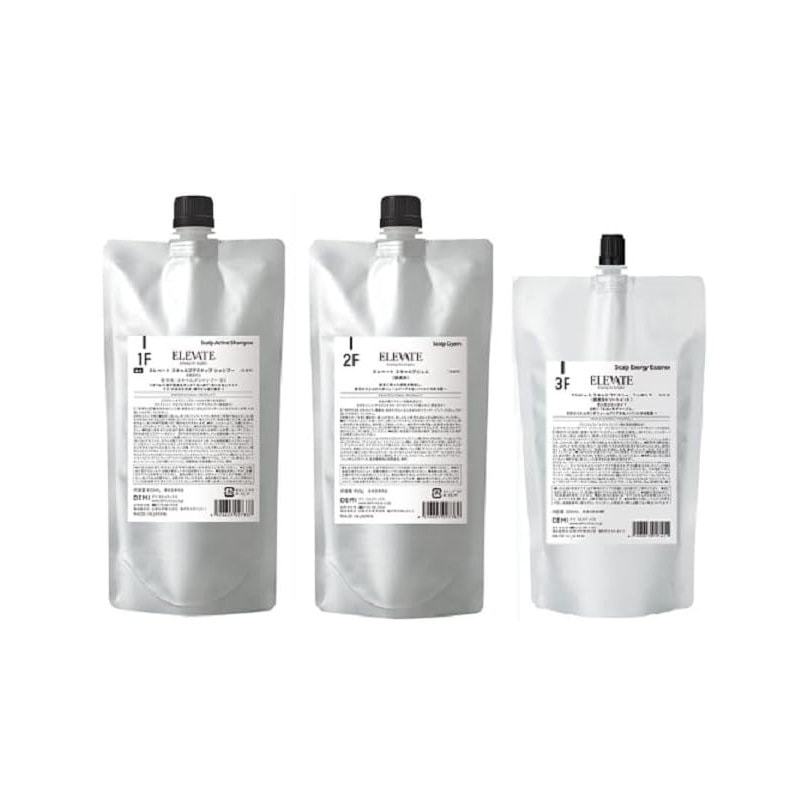 デミ エレベート スキャルプアクティブ シャンプー 450ml + スキャルプジェム 450g + スキャルプエナジー エッセンス 350ml レフィル メンズ