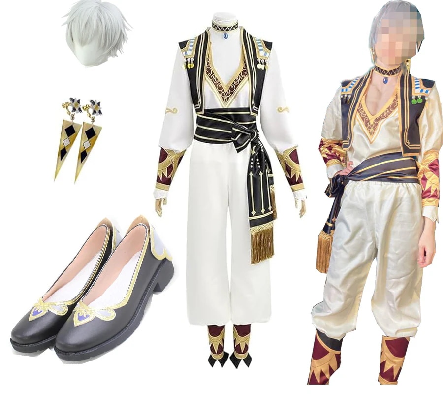 イブラヒム コスプレ 衣装 いぶらひむ コスプレ イヤリング ウィッグ 靴追加可能 ハロウィン コスチューム イベント パーティー 変装 仮装