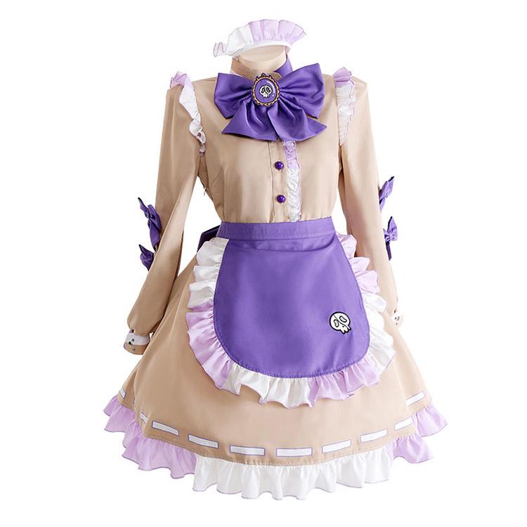 メイド服 コスプレ衣装 骸骨柄 メイド衣装 lolita かわいい コスプレ コスチューム ワンピース 8,599円