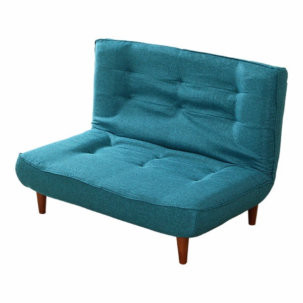 ホームテイスト SH-07-LMK2P 2人掛ハイバックソファ(布地) 日本製 lemmik-レミック- ターコイズブルー メーカー直送