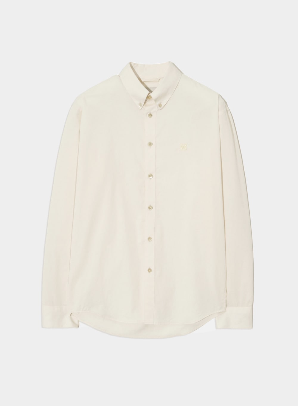 【SATUR】 SATUR ALL DAY SOFT BASIC SHIRTS : YELLOW IVORY