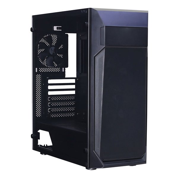 Z1 Plus ミドルタワーPCケース 強化ガラス ブラック Z1PLUS