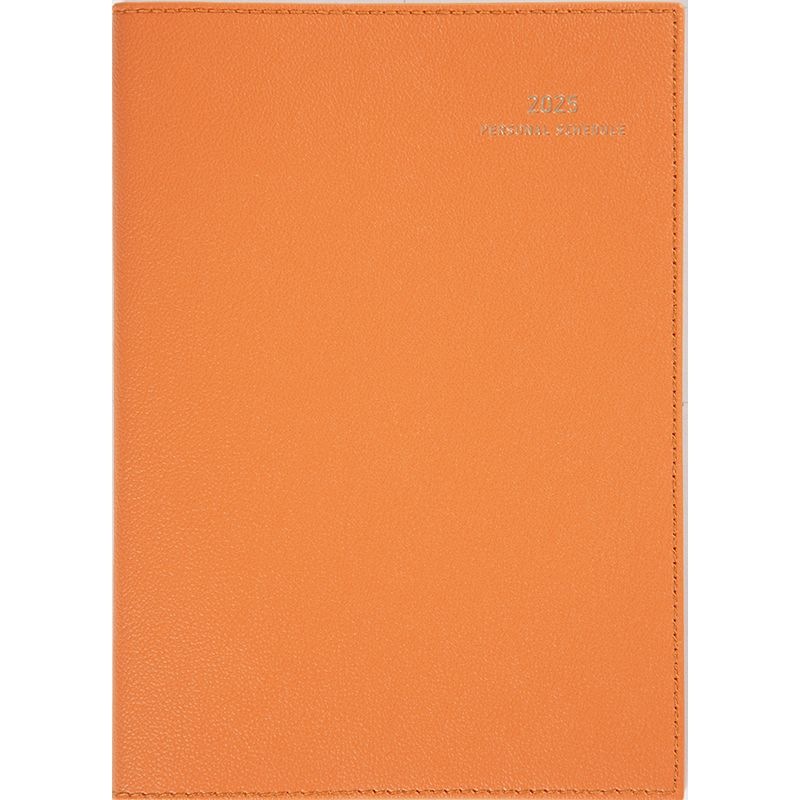 （まとめ買い）高橋書店 2025年 手帳 No.493 ディアクレール 3 B6判 月間ブロック式 オレンジ [x3]