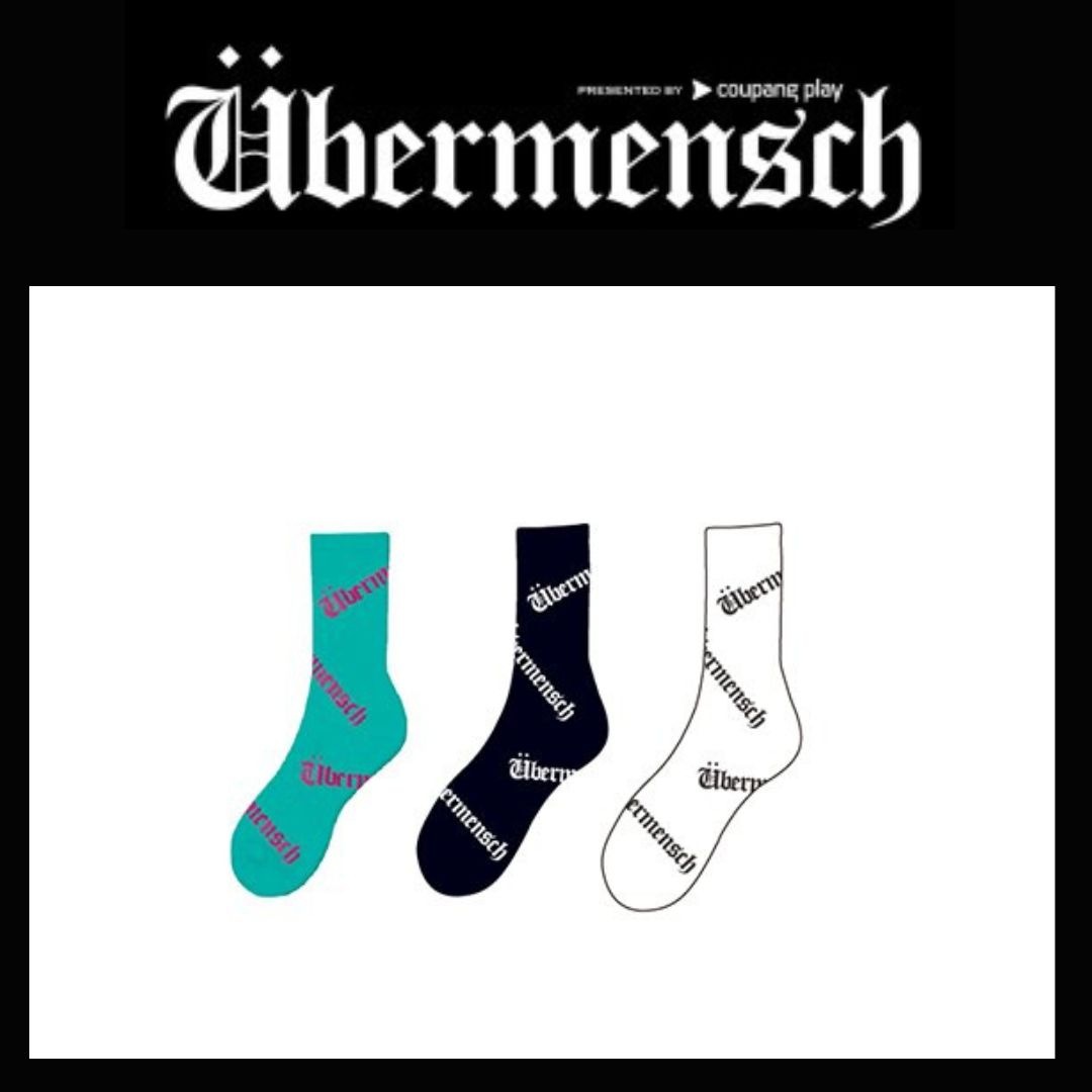 【 国内よりすぐ発送 】 G-DRAGON MEDIA EXHIBITION [Ubermensch] OFFICIAL MD [ ソックス 3足セット ] クォンジヨン KWON JI YONG
