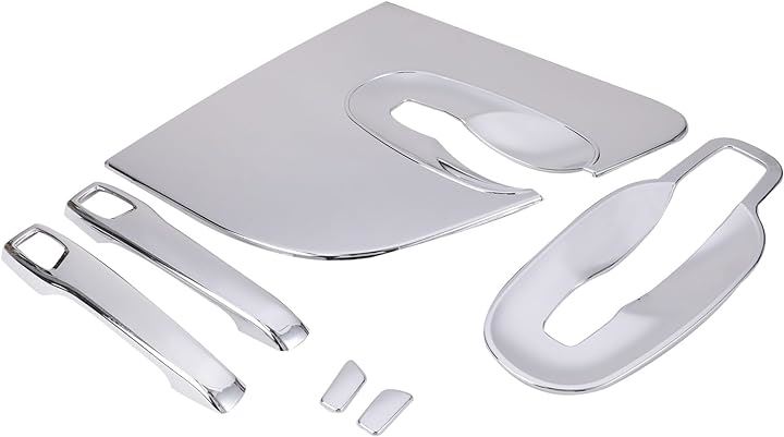 日産 メッキ ドアハンドル ガーニッシュ カバー グリップ プロテクター ドアノブ UDクオン 平成17年1月～平成29年3月 汎用 社外品(シフト ノブ ブーツ レバー ゴミ箱 部品)