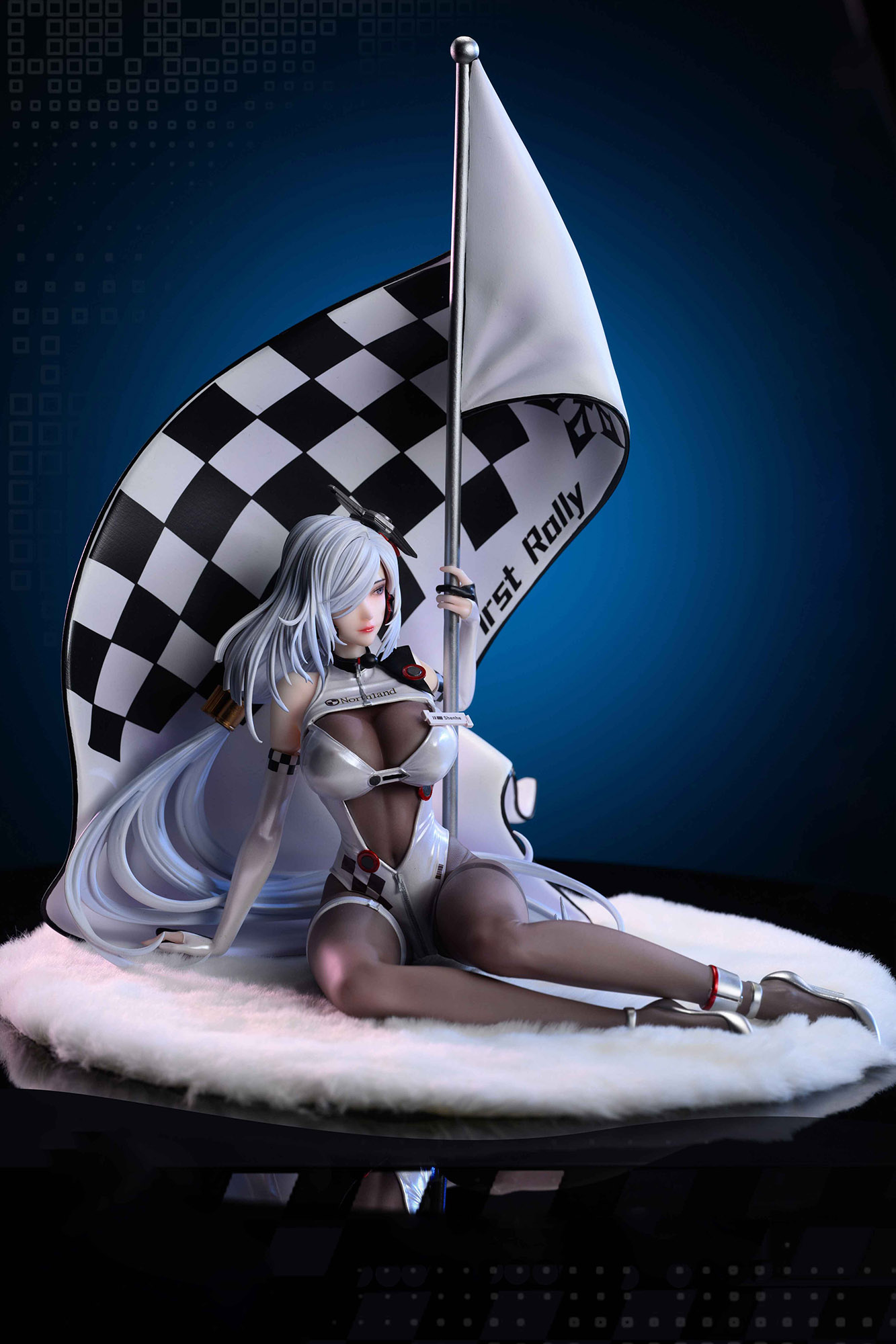 申鶴 しんかく フィギュア レーシングスーツVer. 1/6スケール 塗装済み完成品 ガレージキット M.S 限定販売 スタチュー