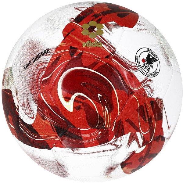スフィーダ サッカーボール VAIS GIOCARE 5号球 ホワイト/レッド 5 SB23VG02 WHTRED 5