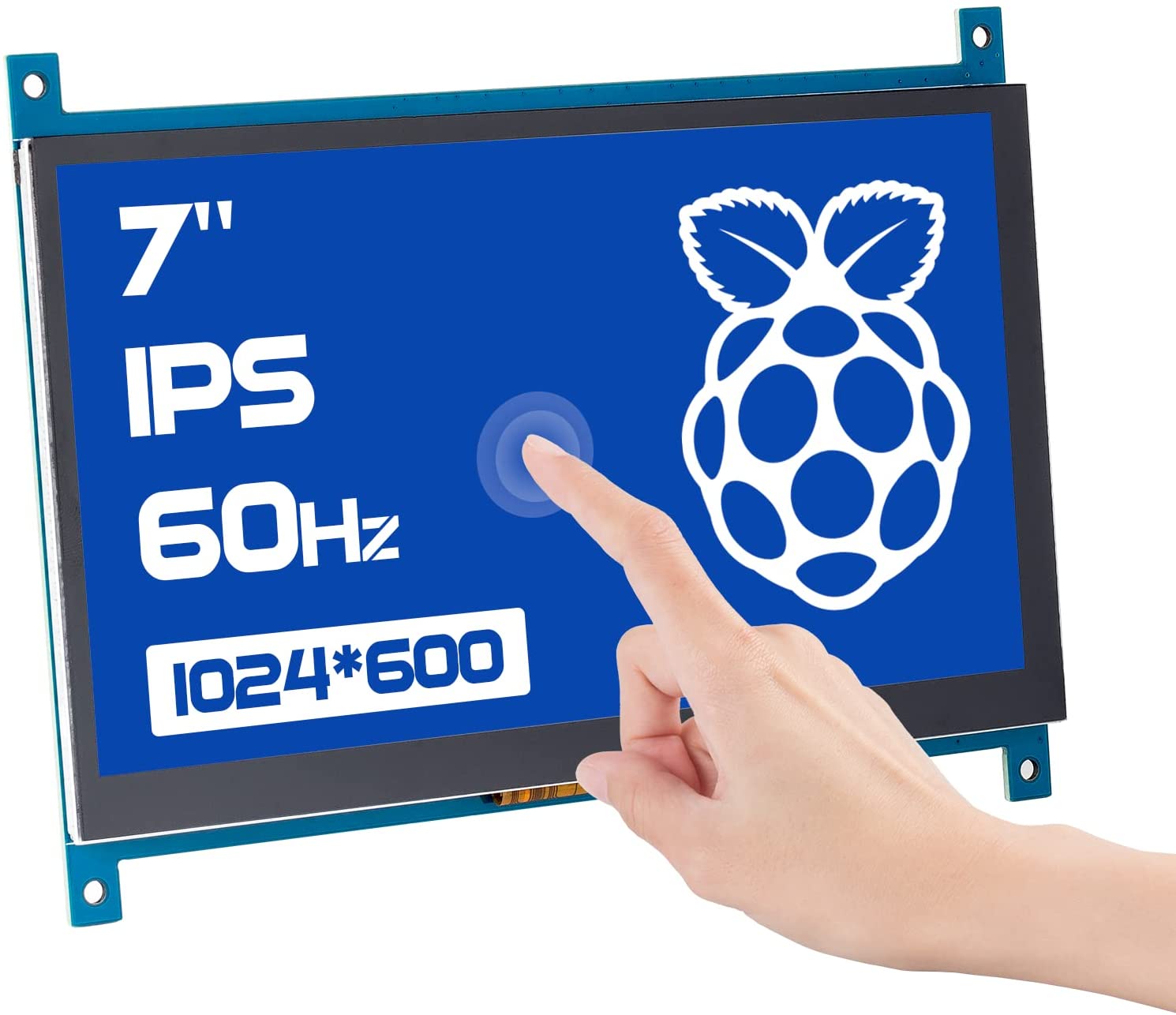 Raspberry Pi 7インチ IPS LCD タッチスクリーン モニター HDMI 1024x600 Raspberry Pi 4 3B 2B 1B + 低消費電力 Windows タッチ ディ