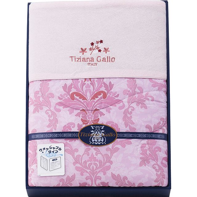 ティツィアナ/ガロ ウォッシャブル肌掛けふとん ピンク G-B