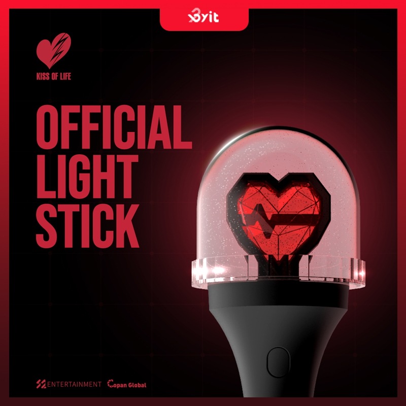 【公式 即日出荷】 KISS OF LIFE OFFICIAL LIGHT STICK 公式ペンライト応援棒 正規品