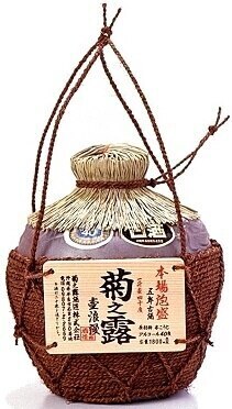 送料無料1回のご注文で4本まで40度菊之露5年古酒1升壷泡盛メーカー沖縄県：菊之露酒造(株)