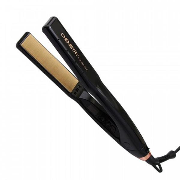 P-UP ピーアップ エクステラ ケミストリー ブラック ストレートアイロン テラヘルツ×シルクコート