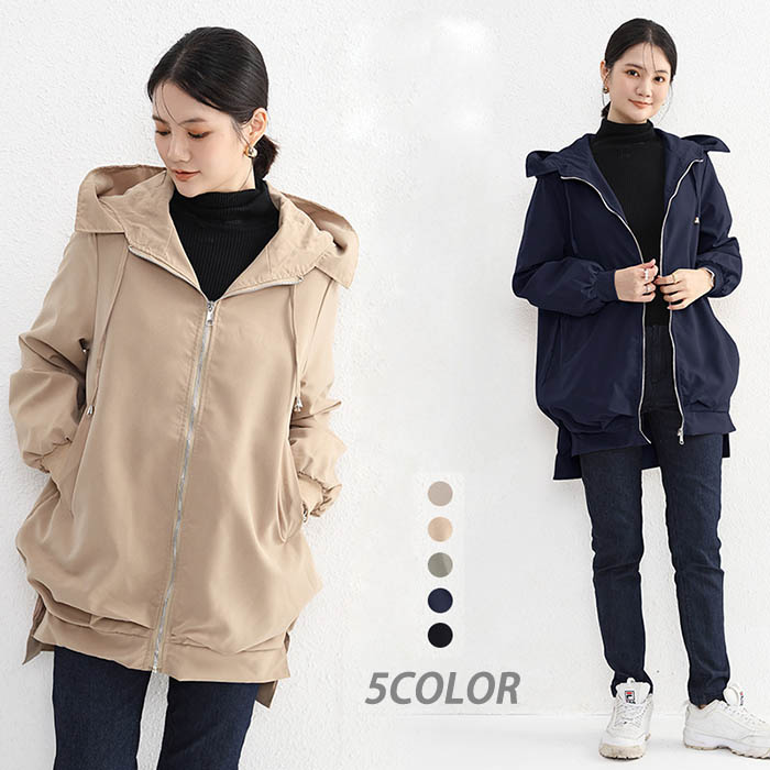 マウンテンパーカー レディース ジャケット 秋服 パーカー レディース 秋冬 アウター マウンテンパーカー ブルゾン コート アウター 大きいサイズ ロング 秋冬 スプリングコート 体系カバー