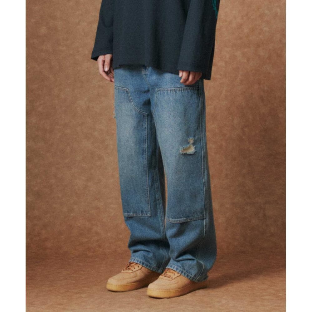 WMC Double Knee Denim BLUE O-MOBDL4Z91053