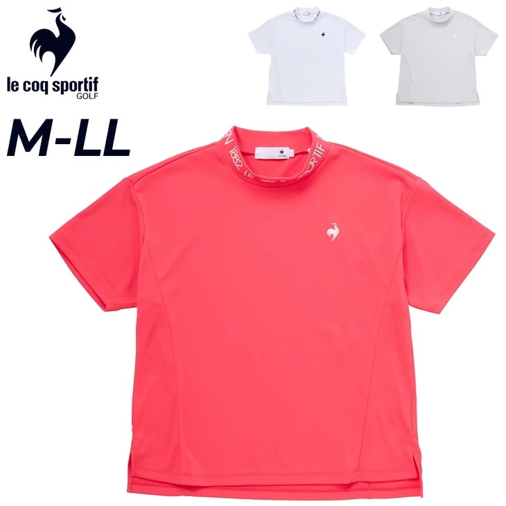 半袖シャツ レディース ゴルフウェア モックネックシャツ /LG5SHS54L