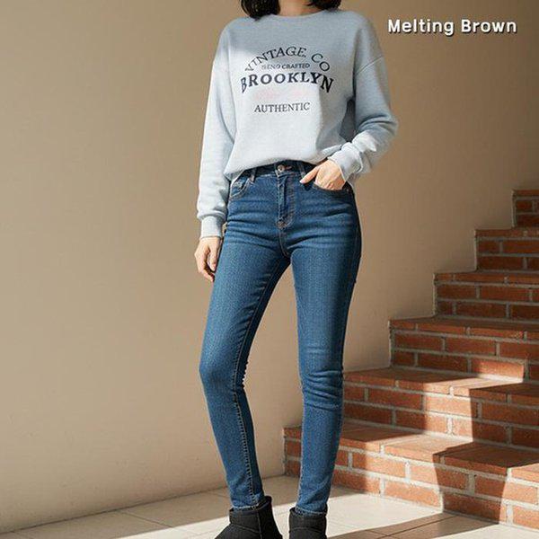 レディースオーバーフィットラウンドTシャツ 맨투맨 BK26