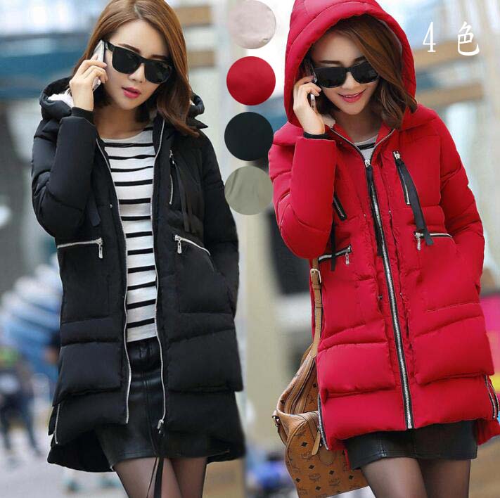 中綿コート 体型カバー アウター ダウンジャケット 40代 防寒着 中綿ジャケット シンプル 女性用 着痩せ 韓国風 あったか OL フード付き 30代 冬服 M-5XL ロング丈 20代 ダウンコー