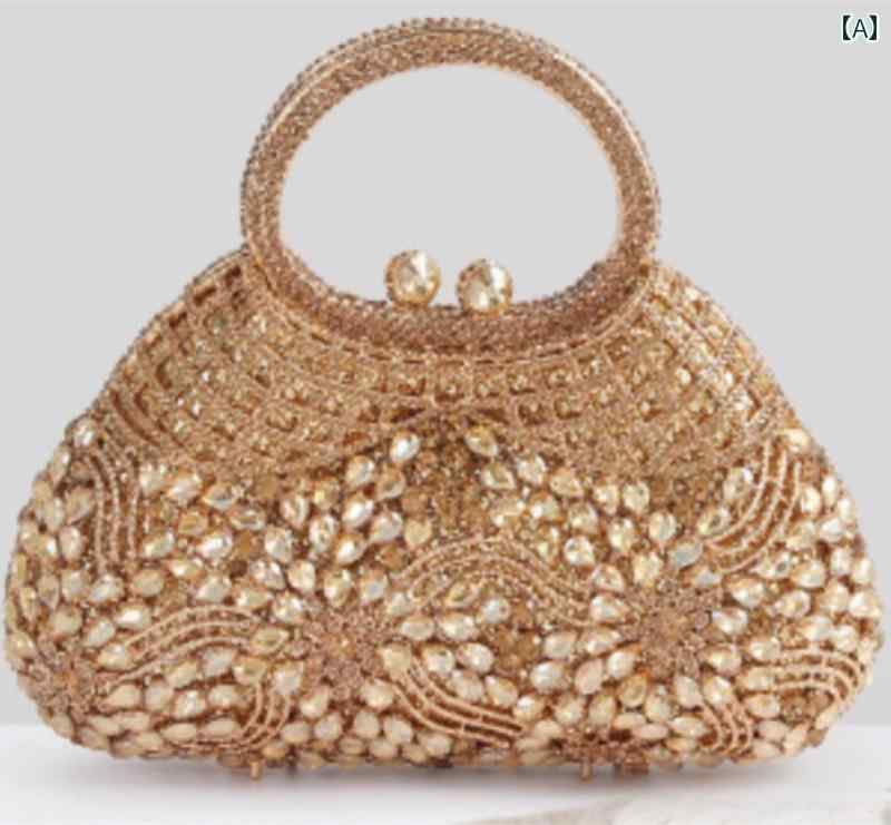 パーティーバッグ レディース 華やか フェニックス ディナー ハンドバック大容量 ワンショルダー クロス ボディバッグ ラインストーン クラッチ