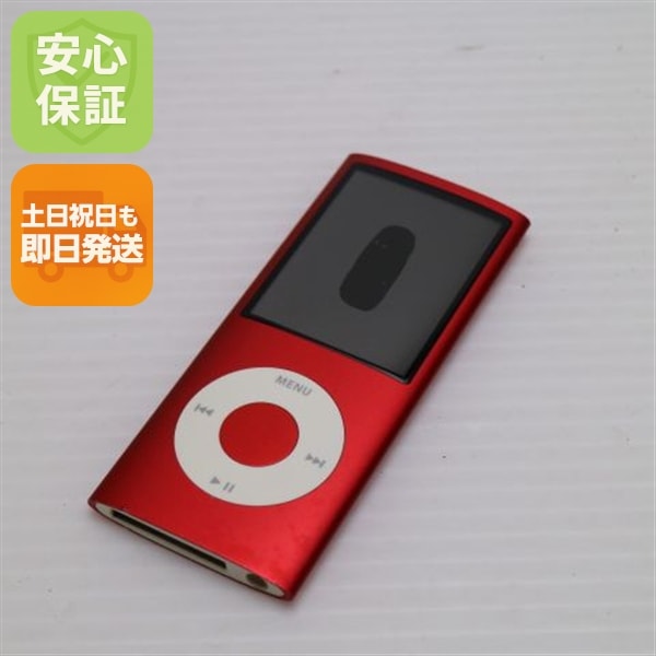 美品 iPOD nano 第4世代 8GB レッド MB751J/A 186