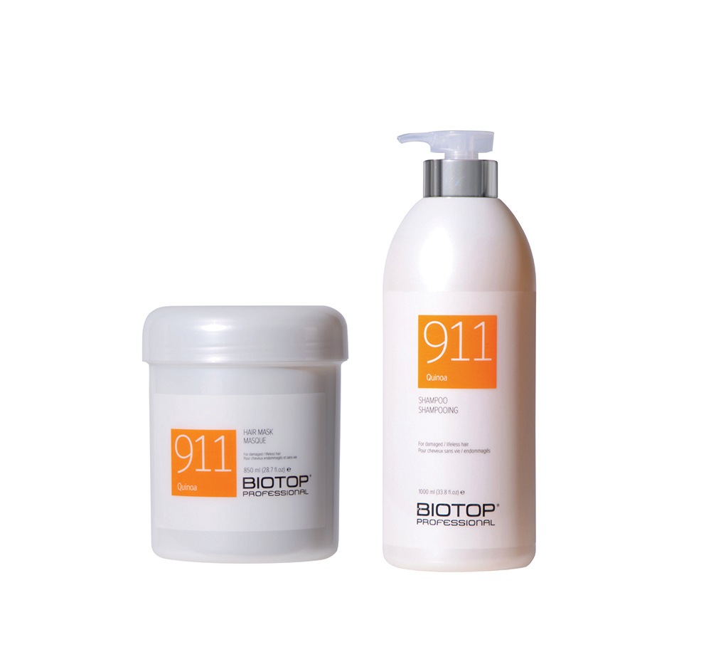 バイオトップ 911 シャンプー 1000ml ＆マスク 850ml セット BIOTOP ダメージ補修 クレンジング 保湿 保水力 スーパーフード 泡パック トリートメント マスク