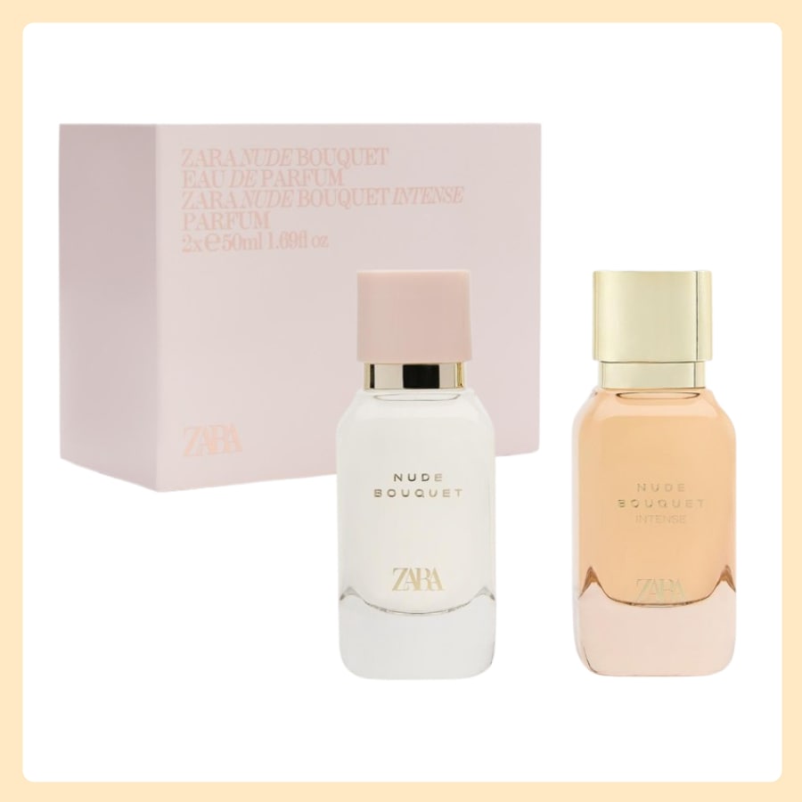 ZARA 香水 NUDE BOUQUET & INTENSE リミテッドエディション オードパルファムセット(50ml X 2個)