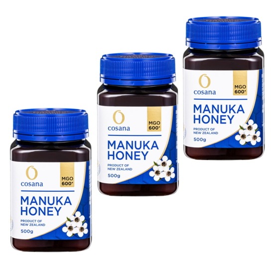 コサナマヌカハニー MGO600+500g 3個セット