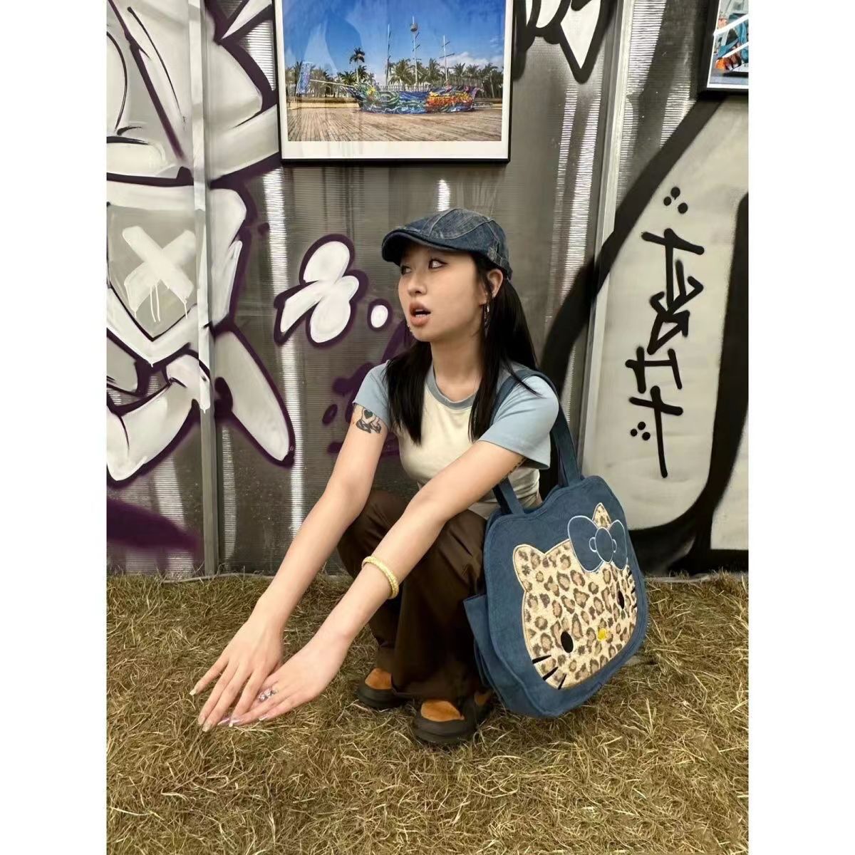 ハローキティ ヒョウ柄 ハンドバッグ Amazon.co.jp: トートバック ハローキティ 豹柄 ヒョウ 紋 エコ