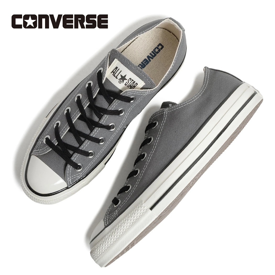 CONVERSE コンバース ALL STAR AGED オールスター エイジド ＣＬ ＯＸ スニーカー CL OX IRON GRAY ( グレー キャンバス 灰色 メンズ 3131745