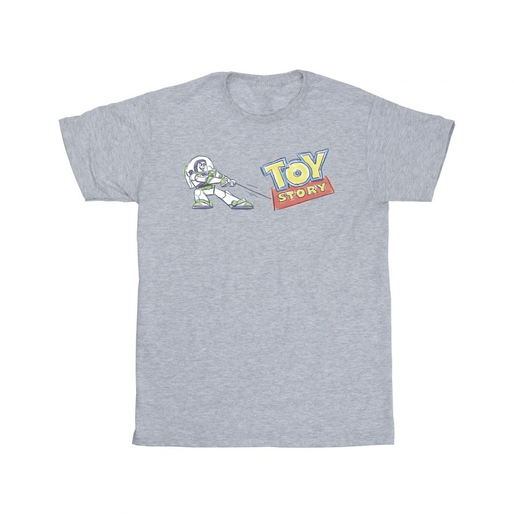 (英国より直送) Disney メンズトイ・ストーリー・バズ・プーリング・ロゴTシャツ