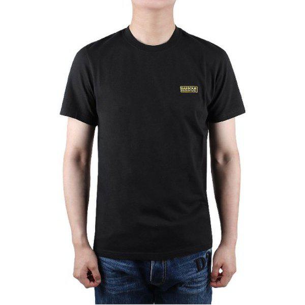 ロゴ インターナショナル コットン 半袖Tシャツ MTS0141 BK31