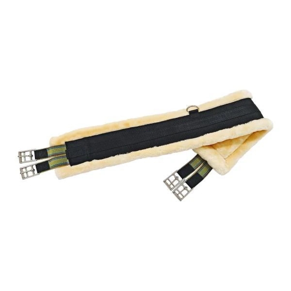 馬用英国腹帯ストレートシンチプラッシュ裏地付き乗馬バンド乗馬腹帯英国馬サドルシンチ