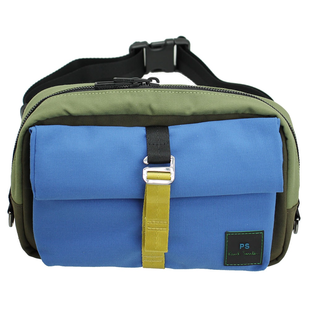 ベルトバッグ ボディバッグ ウエストポーチ キャンバス グリーン系マルチカラー M2A 7007 HCANVS 30