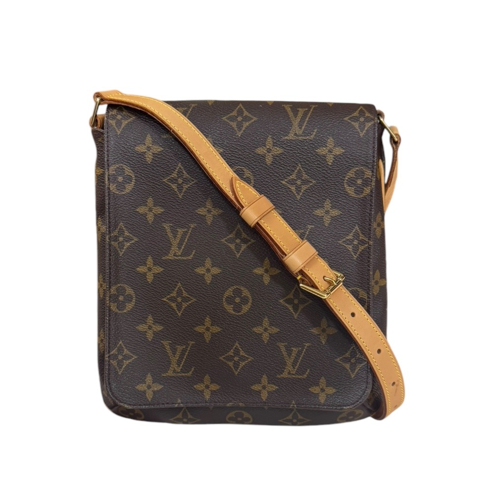 ルイヴィトン ミュゼット サルサ モノグラム ショルダーバッグ モノグラムキャンバス M51258 ブラウン LOUIS VUITTON 中古