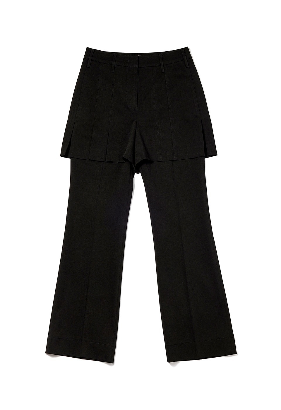 【OPEN Yy】 OVERLAY PANTS : BLACK