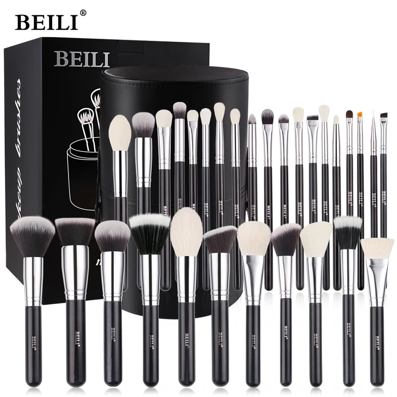 Beili-プロのメイクアップブラシセット,ファンデーションパウダー,眉毛,アイシャドウ,15ユニット,20個,30個,42個