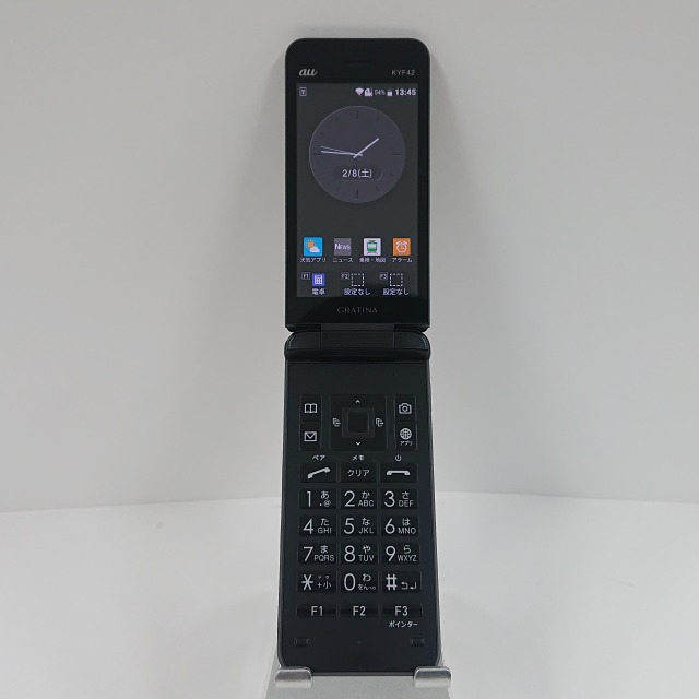 GRATINA KYF42 au ブラック 送料無料 本体 c09915 【中古】 6,699円