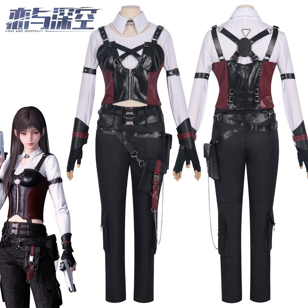コスプレコスチュームハロウィン恋与深空ハンターさん女主コスプレハンターさん戦闘服一式