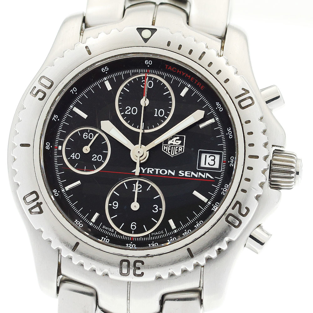 タグホイヤー TAG HEUER CT2114 リンク アイルトン・セナ限定モデル 自動巻き メンズ _884123【中古】