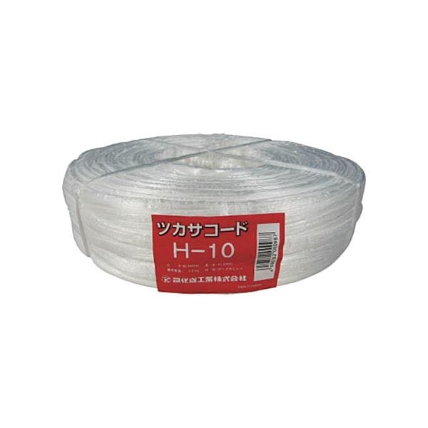 (まとめ) 司化成工業 ツカサ PP周面融着縄(ツカサコード) H-10 1巻 (×5セット)