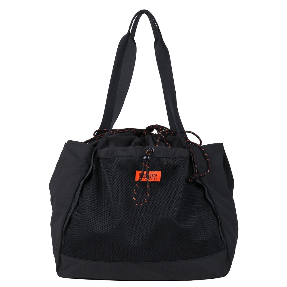 フロントメッシュ 信玄武道バッグ L ワンショルダーバッグ 69L 大容量 巾着型 ナイロン レディース メンズ 肩掛け UVO-205