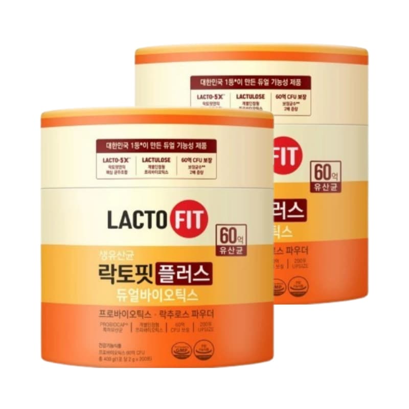 【韓国No.1】 LACTO FIT 生乳酸菌 2g×400包(200包×2箱) 大容量 食前・食後に便利 毎日の腸内ケア