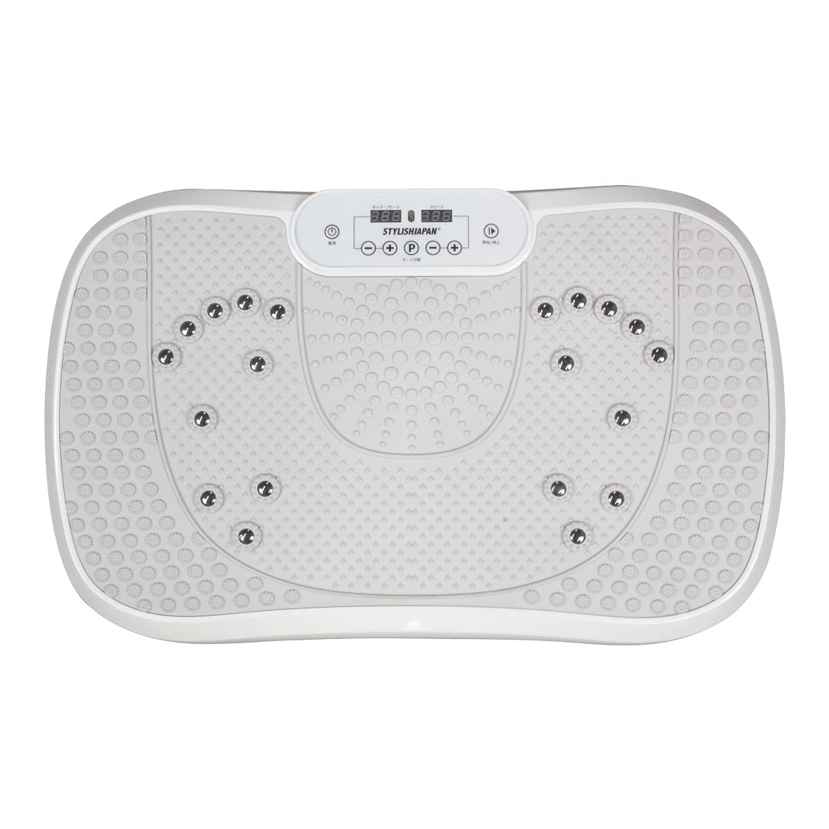 STYLISH JAPAN 公式 振動マシン ミニ 振動 100段階 10種類のプログラム トレーニング スリミング ぶるぶる ダイエット 振動マシーン 健康 静音マシン ぶるぶるマシン 室内運動器具