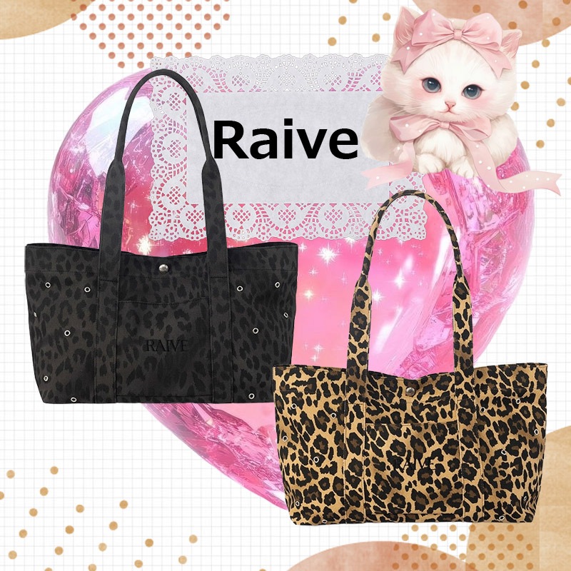 Leo Shoulder 2color 大容量 トートバッグ レオパード デニム 韓国ファッション ブランド 正規品