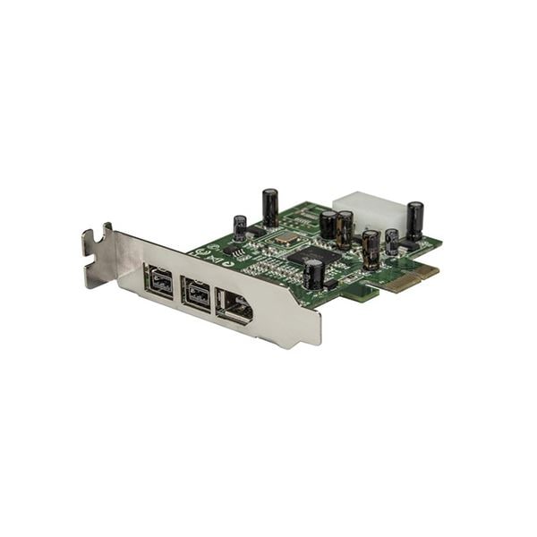 StarTech.com IEEE1394a1/1394b2増設PCIeカード ロープロファイル対応 FireWire 8002/4001PEX1394B3LP 1台 19,884円