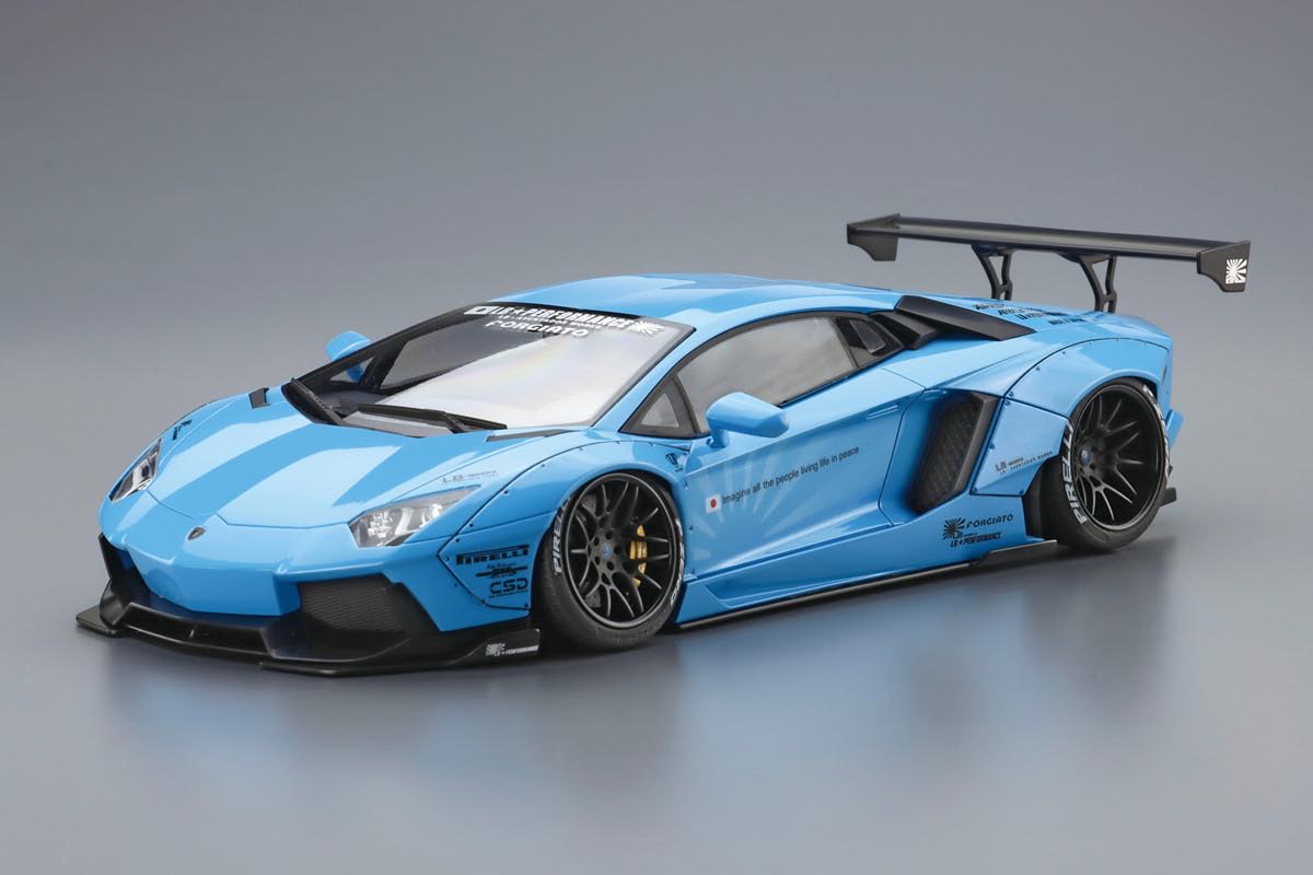 アオシマ 1/24 リバティーウォーク No.17 LBワークス ランボルギーニ アヴェンタドール Ver.1【02326】 プラモデル ABK 02326 LW17 LBアヴェンタドール VER1