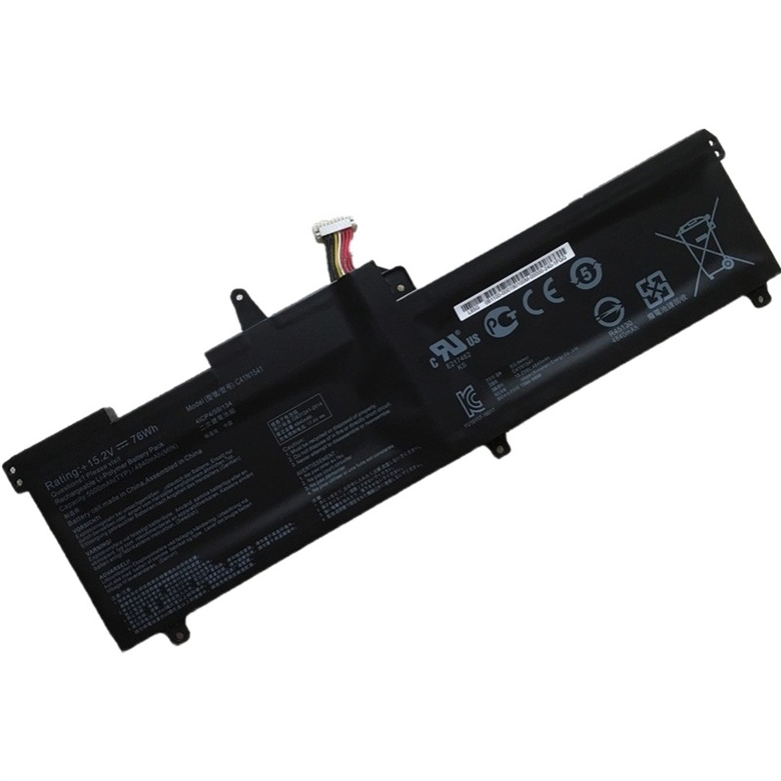 C41N1541バッテリー 電池・Asusノートパソコン互換 ROG GL702 GL702V GL702VM C41N1541 交換用のバッテリー dc909-A245